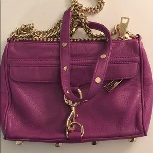 Fuschia Rebecca Minkoff bag MINI MAC
